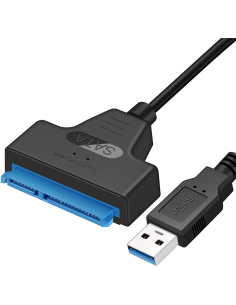Cable adaptador SATA a USB 3.0 para discos duros 2,5"