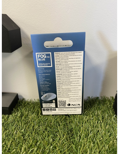 Raton NGS FOG PRO AZUL 2 botones nano receptor