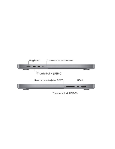 Apple MacBook Pro A2442 M1 14.2" - SSD 500GB -...
